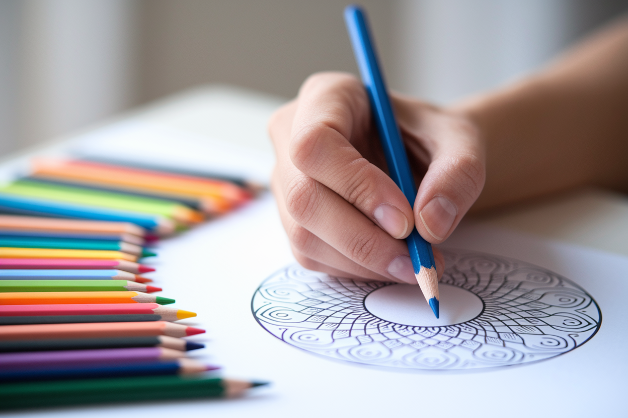 Mandalas pour le Bien-Être : Le Pouvoir Apaisant du Coloriage en Psychothérapie