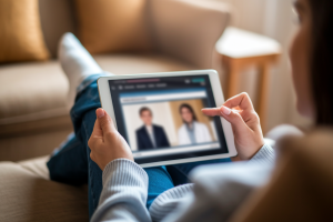 personne-canape-tablette-consultation-enligne