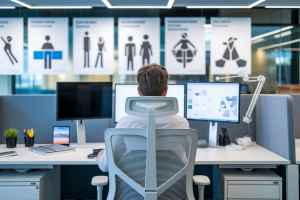 personne-dos-bureau-ergonomique-graphique