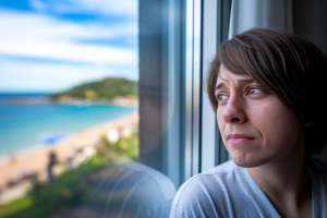 personne-fenetre-melancolie-plage-floue