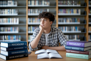 jeune-personne-bibliotheque-psychologie-notes
