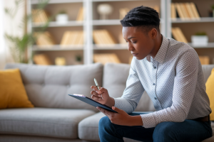 psychologue-cabinet-ecriture-canape-etageres