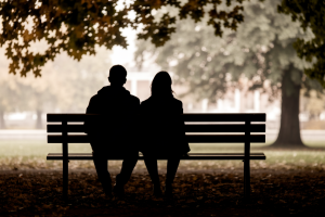 silhouettes-banc-parc-automne