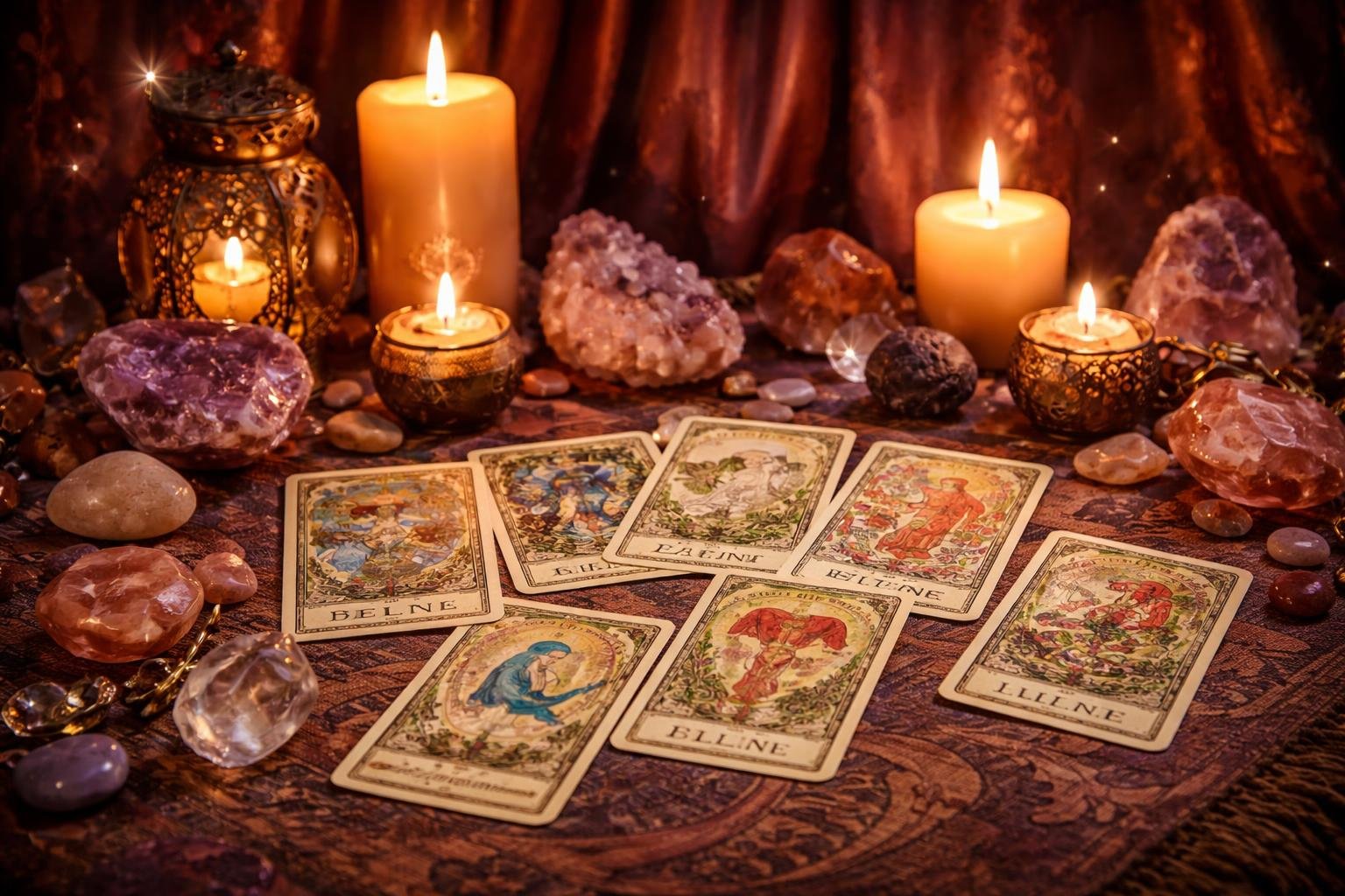 cartes-tarot-cristaux-bougies-velours