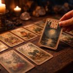 cartes-tarot-table-lumiere-bougie