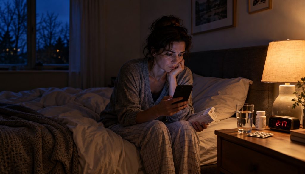 Anxiété nocturne : que faire lorsqu'on a besoin d'un médicament en pleine nuit ?