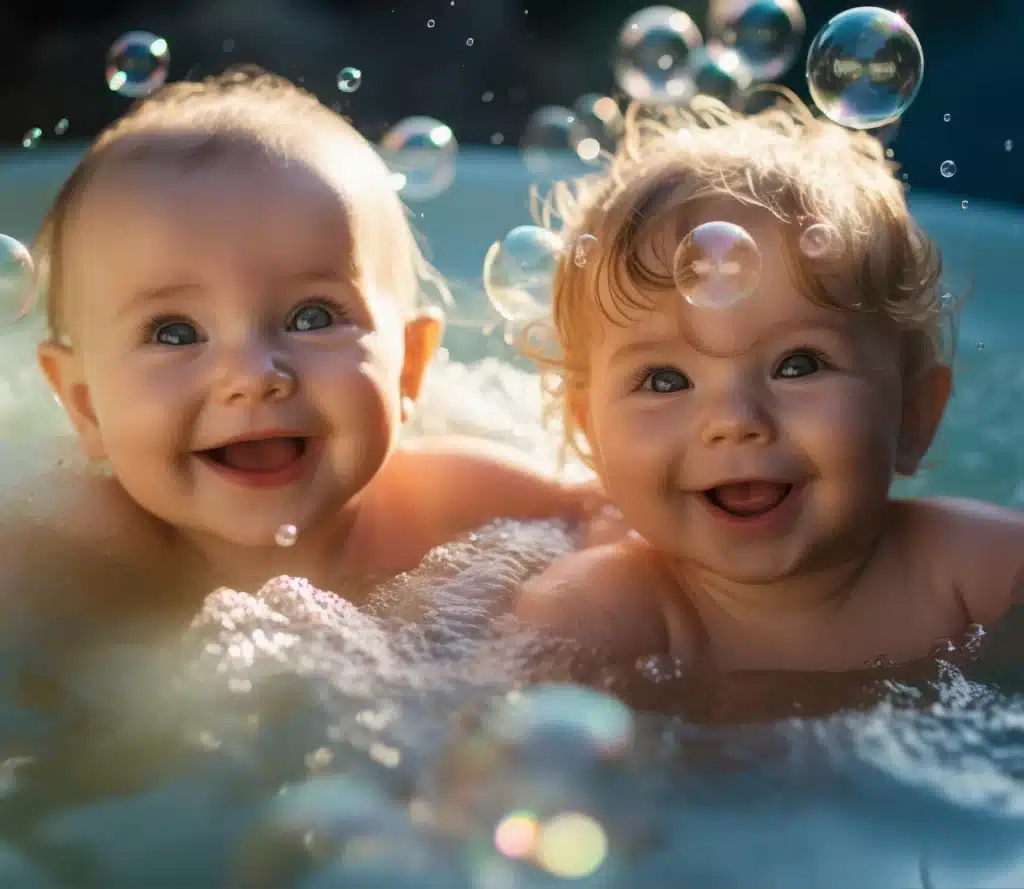 Bébés nageurs sourire anti stress