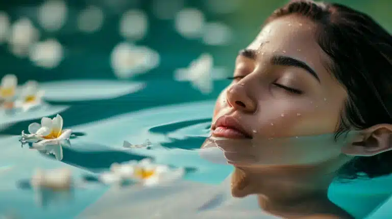 Détente hydrothérapie , eau massage