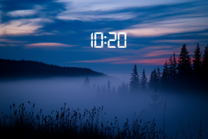 paysage-crepuscule-horloge-foret